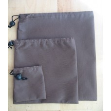 Cache Bags (Brown Tyvek) Corded Fastening